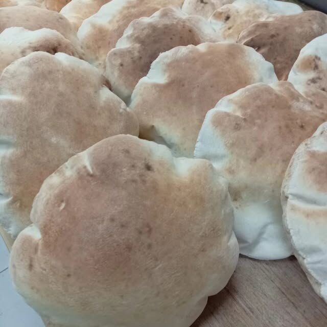 Stack of Arabic bread
