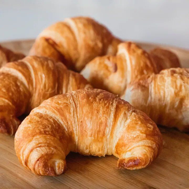 Fresh croissants